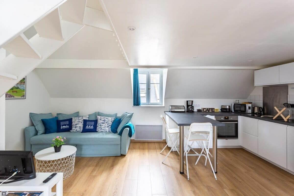 Le Petit Pastel - Joli Duplex - Proche De La Plage Apartman Saint-Malo Kültér fotó